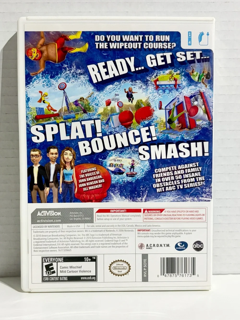 Wii Wipeout Video Game Nintendo 2010 Complete Manual Case Disc